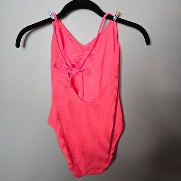 Aerie Hot Pink One Piece Swim Bikini Medium - Picture 4 of 6